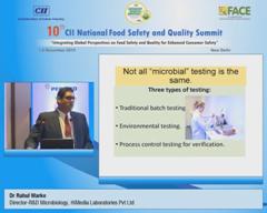 Address by Dr Rahul Warke, Director-R&D Microbiology, HiMedia Laboratories Pvt Ltd
