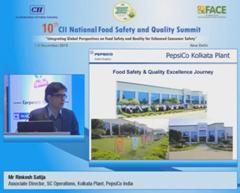 Address by Mr Rinkesh Satija, Associate Director, SC Operations, Kolkata Plant, PepsiCo India