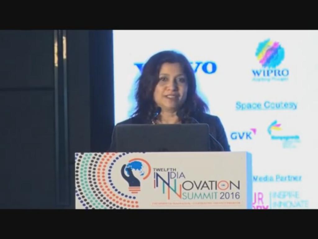 Debarati Sen, Managing Director, 3M India speaks on Innovation at the at the 12th India Innovation Summit 2016