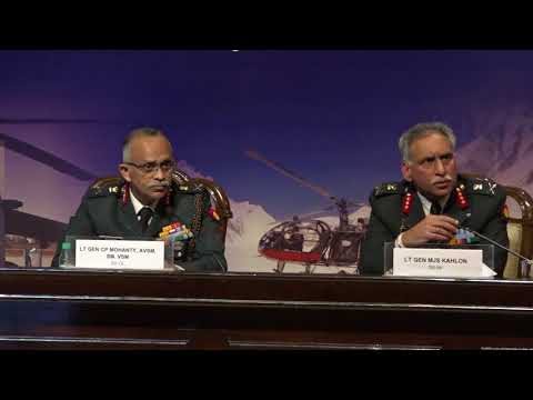 Military challenges in high altitude requiring technological solutions : Interaction with Senior Indian Army Officials 
