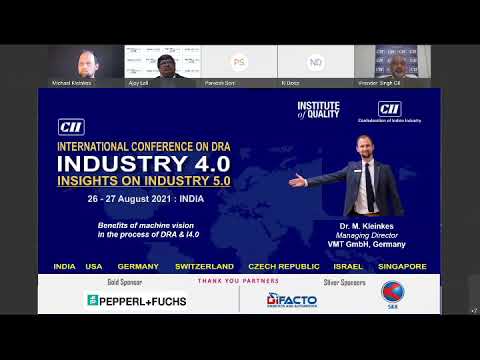 Session on Industry 4.0 Strategizing to Realizing Benefits – 2nd CII Int'l Conference on DRA - Industry 4.0