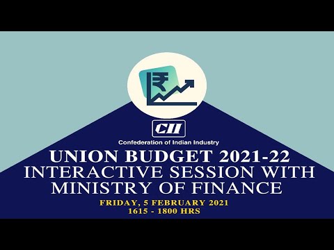 Union Budget 2021-22 Interactive Session with Ministry of Finance