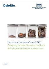 Finance & Investment Summit 2012: Catalysing Inclusive Growth in the North  (Role of Financial Services & Institutions)