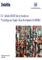 Technology and Supply Chain Development for MSMEs – Driving Global Competitiveness