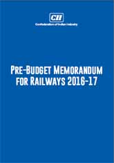 Pre-Budget Memorandum for Railways 2016-17