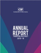 CII Tiruppur Annual Report 2015 - 16