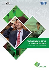 Technology to serve 1.3 billion Indians: A Game Changer in the Services Economy