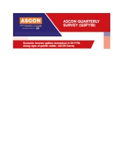 ASCON Quarterly Survey (Q3 FY18)