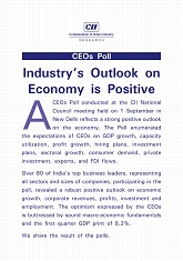 CEOs Poll: Industry's Outlook on Economy is Positive 