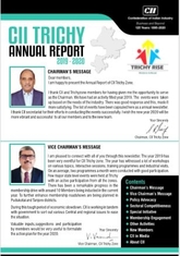CII Trichy Zone: Annual Report 2019 - 20 