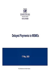 Delayed Payments to MSMEs