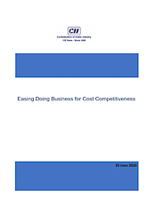 Easing Doing Business for Cost Competitiveness 