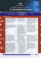 Union Budget 2021 - 22: CII Recommendations 