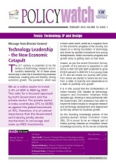 CII Policy Watch - Focus: Technology, IP and Design