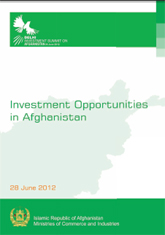Investment Opportunities in Afghanistan