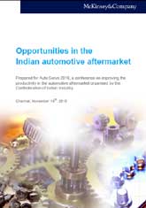 Opportunities in the Indian automotive aftermarket - McKinsey & Company Report 